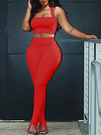 Sexy Two Piece Pants Set