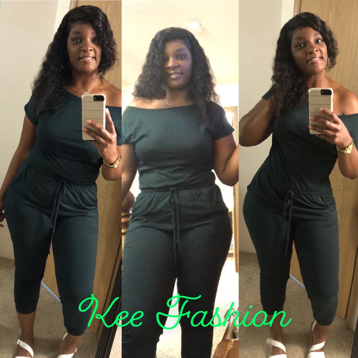 Cute and Comfy Green Jumpsuit