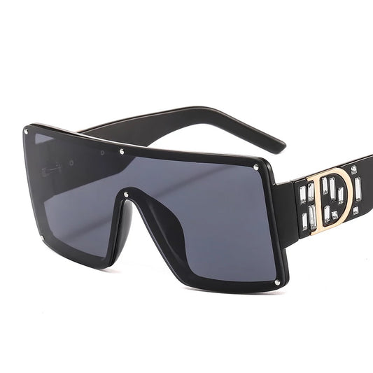 Over Sized Sunglasses-Black