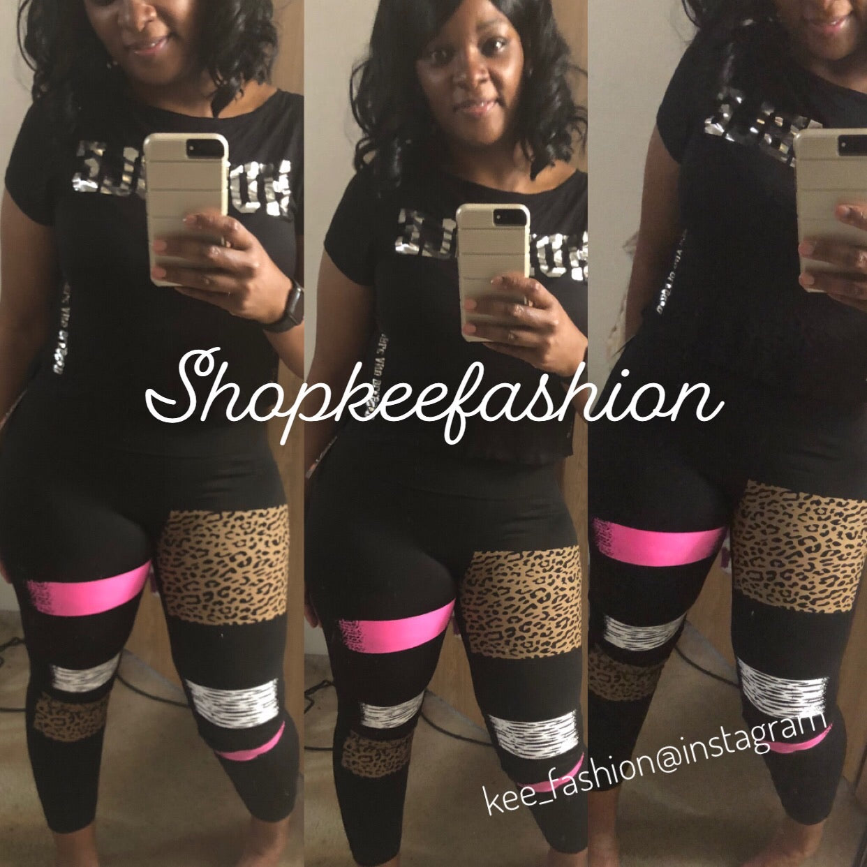 Plus Size Print Leggings