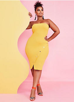 Plus Size Tube Dress